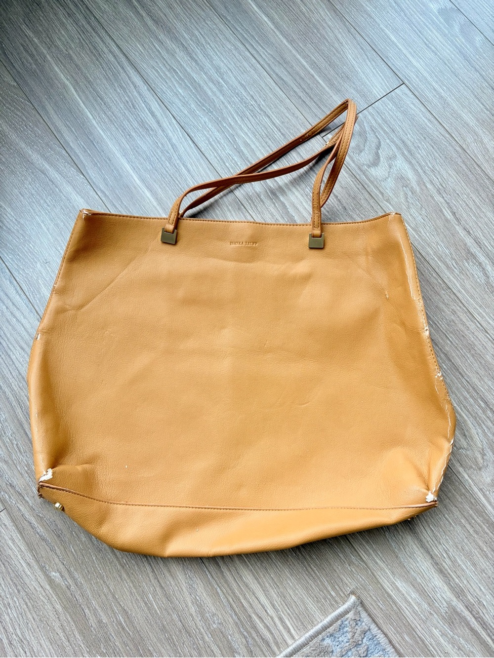 Tan Leather Large Tote